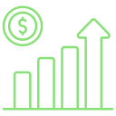el crecimiento del negocio icon