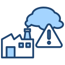 contaminación industrial icon