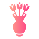 Flower pot icon