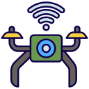 cámara de drones icon