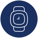 reloj de pulsera icon