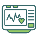 máquina de ecg 