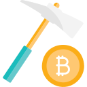 minería bitcoin icon