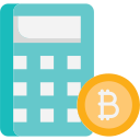 calculadora de bitcoins icon