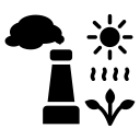 contaminación térmica icon