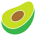 mitad de aguacate icon