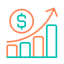 crecimiento financiero icon