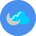 noche nublada icon