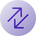 flecha diagonal icon