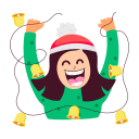 niña de navidad icon