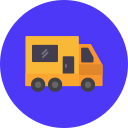 Camper van icon