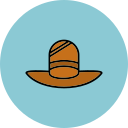 sombrero de vaquero icon