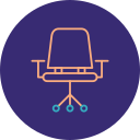 Office chair icon
