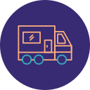 Camper van icon