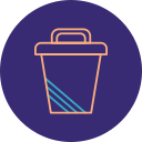 Trash can icon