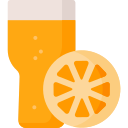 주황색 