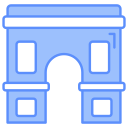 arco del triunfo icon