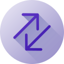 flecha diagonal icon