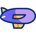 dirigible animated icon