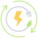 energía renovable icon