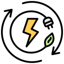 energía renovable icon