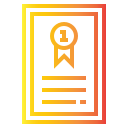 Certificate icon