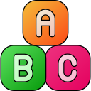 bloque abc icon