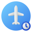 vuelo retrasado icon