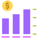 gráfico financiero icon