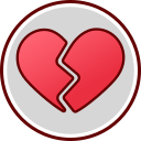 corazón roto icon