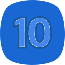 numero 10 icon