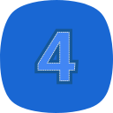 número 4 icon