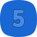 número 5 icon