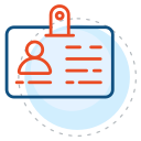 tarjeta de identificación icon