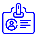 tarjeta de identificación icon