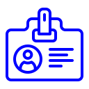 tarjeta de identificación icon