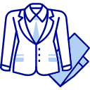 traje de negocios icon