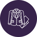 traje de negocios icon