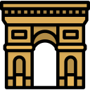 arco del triunfo icon