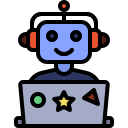 robot de chat icon