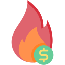 dinero caliente icon