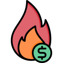 dinero caliente icon