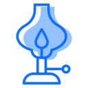 lámpara de kerosene icon