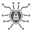 la seguridad cibernética icon