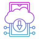 nube móvil icon