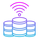 base de datos inalámbrica icon