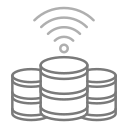 base de datos inalámbrica icon