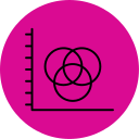 diagrama de venn icon