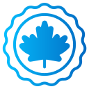 insignia de canadá icon