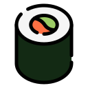 rollo de sushi icon